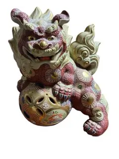 九谷焼 玉乗獅子 魔除け厄除け - メルカリ