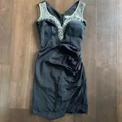 ジュエルズ Jewels キラキラビジューBlackDress Sサイズ