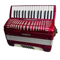 YAMAHA ヤマハ アコーディオン 25鍵盤 赤 386007 - メルカリ