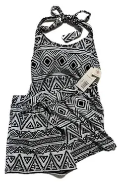 【新品タグ付き】OSYAREVO オシャレボ モノクロ 水着3点セット