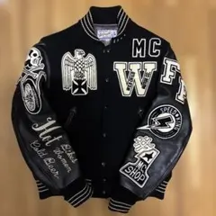 West Coast Choppers スタジャン 袖レザー ジャケット - メルカリ