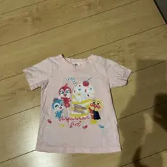 アンパンマン Tシャツ ピンク 100cm~