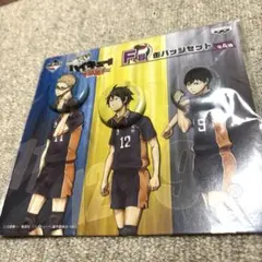 【新品未開封】一番くじ ハイキュー!! 強敵激突! F賞 影山 月島　缶バッジ