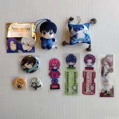 ブルーロック くら寿司 ぬいぐるみ ステッカー しおり セット まとめ売り
