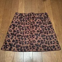 新品未使用　ミニスカート　タイトスカート　豹柄