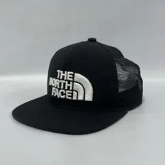 ザ ノースフェイス/メッセージメッシュキャップ/フロントロゴ刺繍/ブラック