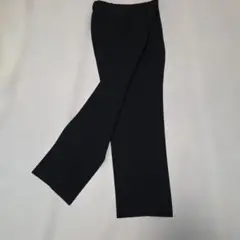 黒　メンズ　夏用 スラックス 　2タックパンツ付き