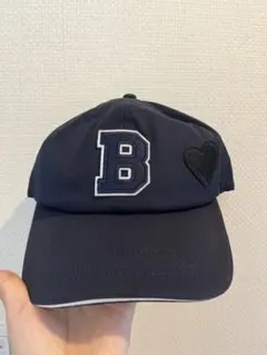新品タグ付き】Bibiy ネイビー フラワー刺繍 キャップ - メルカリ