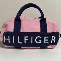 トミーヒルフィガー　ボストンバッグ　ピンク