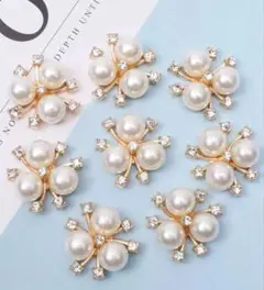 ビジュー フェイクパール パーツ 手芸 ハンドメイド