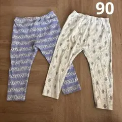 ユニクロ　レギンス 90cm 2枚セット