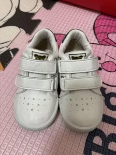 ミキハウスダブルビー　ソフトレザースニーカー　シューズ　15cm