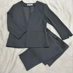 グレー パンツセットアップ