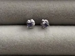 タンザナイト ピアス(両耳用)