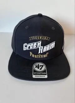 美品 47 × GREENROOM FESTIVAL ロゴCAP グリーンルームのサムネイル
