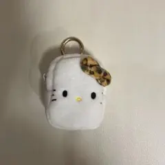 ハローキティ カラビナミニポーチ　ヒョウ柄