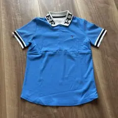 極美品 TOMMY HILFIGER GOLF 半袖ポロシャツ ブルー Lのサムネイル
