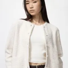 ニットショートジャケット