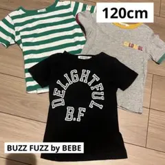 BUZZ FUZZ Tシャツ 3枚セット　BEBE 120cm まとめ売り