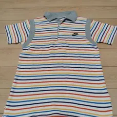 NIKE ポロシャツ 140cm マルチボーダー