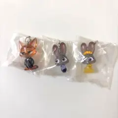 ズートピア ズートピア2 めじるしアクセサリー ニック ジュディ A B ガチャ