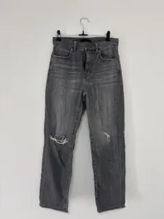 UNIQLO ユニクロジーンズ テーパードアンクルジーンズ ダメージジーンズ