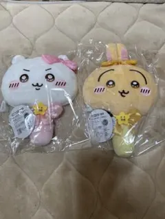 ちいかわ 超まじかるちいかわ ぬいぐるみミラー　ちいかわ　うさぎ　2点