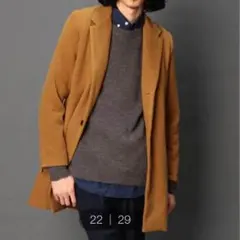 DETAILS 袖ZIP チェスターコート