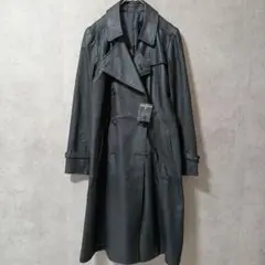 ゴートラム/レザーコート/М/ジャケット/leather/美品/柔らかい風合い