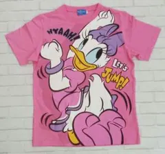 D471 東京ディズニーリゾート Tシャツ デイジーダック ピンク Mサイズ美品