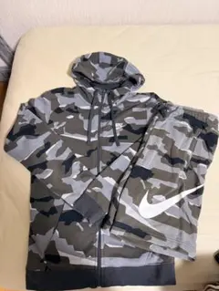 Nike 迷彩柄 フルジップパーカー S drip swag セットアップ
