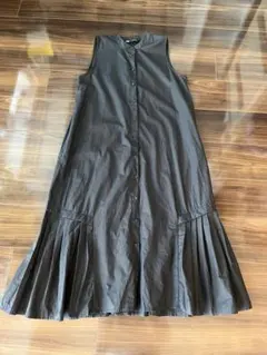 ZARA ノースリーブシャツワンピース　M
