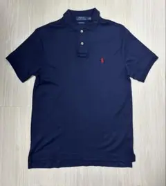 POLO RALPH LAUREN カスタムスリムフィット ポロシャツ ネイビー