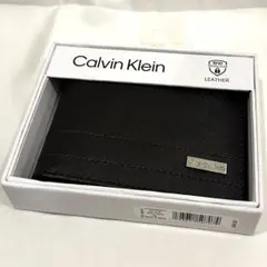 Calvin Klein ブラック ミニ財布 カルバンクライン　二つ折り財布