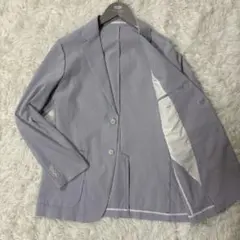 UNIQLO ユニクロ　感動ジャケット　テーラードジャケット　シアサッカー