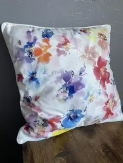 花柄水彩画風クッションカバー 45cm Francfranc インテリア
