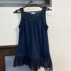 axes femme ネイビー タンクトップ レース Mサイズのサムネイル