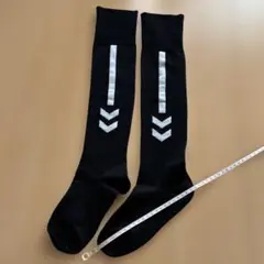 Hummel サッカーソックス ブラック ホワイトのサムネイル