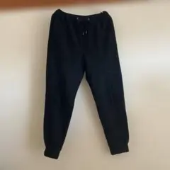 SALON adam et rope ウール　ジョガーパンツ　黒