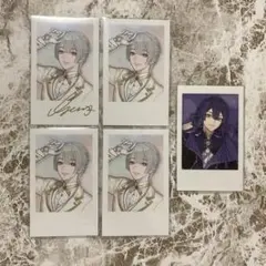 弦月藤士郎 長尾景 チェキ風カード にじさんじ 5枚セット