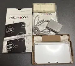 任天堂 New3DS LL 本体 パールホワイト ソフト付