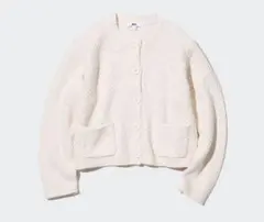 ニットショートジャケット※ボタン付け替え