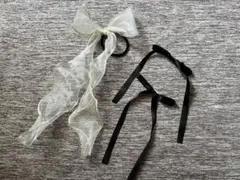 リボンヘアアクセサリーセット