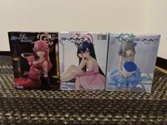 ブルアカ・ニケ・ホロライブ プライズ 未開封 フィギュア 3点セット