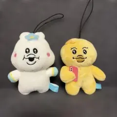 んぽちゃむ　きみまろ　マスコット 2種セット