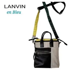 美品 ランバン オン ブルー サント2 ショルダーバッグ