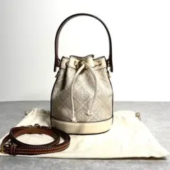 【新品未使用・正規品✨】Tory Burch ミニ Tモノグラム バケットバッグ