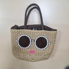 アジョリー a-jolie トートバッグ　かごバッグ