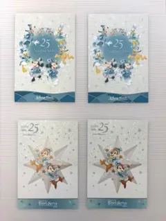 ディズニーシー 25周年 ポストカード ファンタジースプリングスホテル