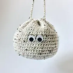 シュウマイくんポーチ《L》 ポーチ 巾着ポーチ メイクポーチ ハンドメイド